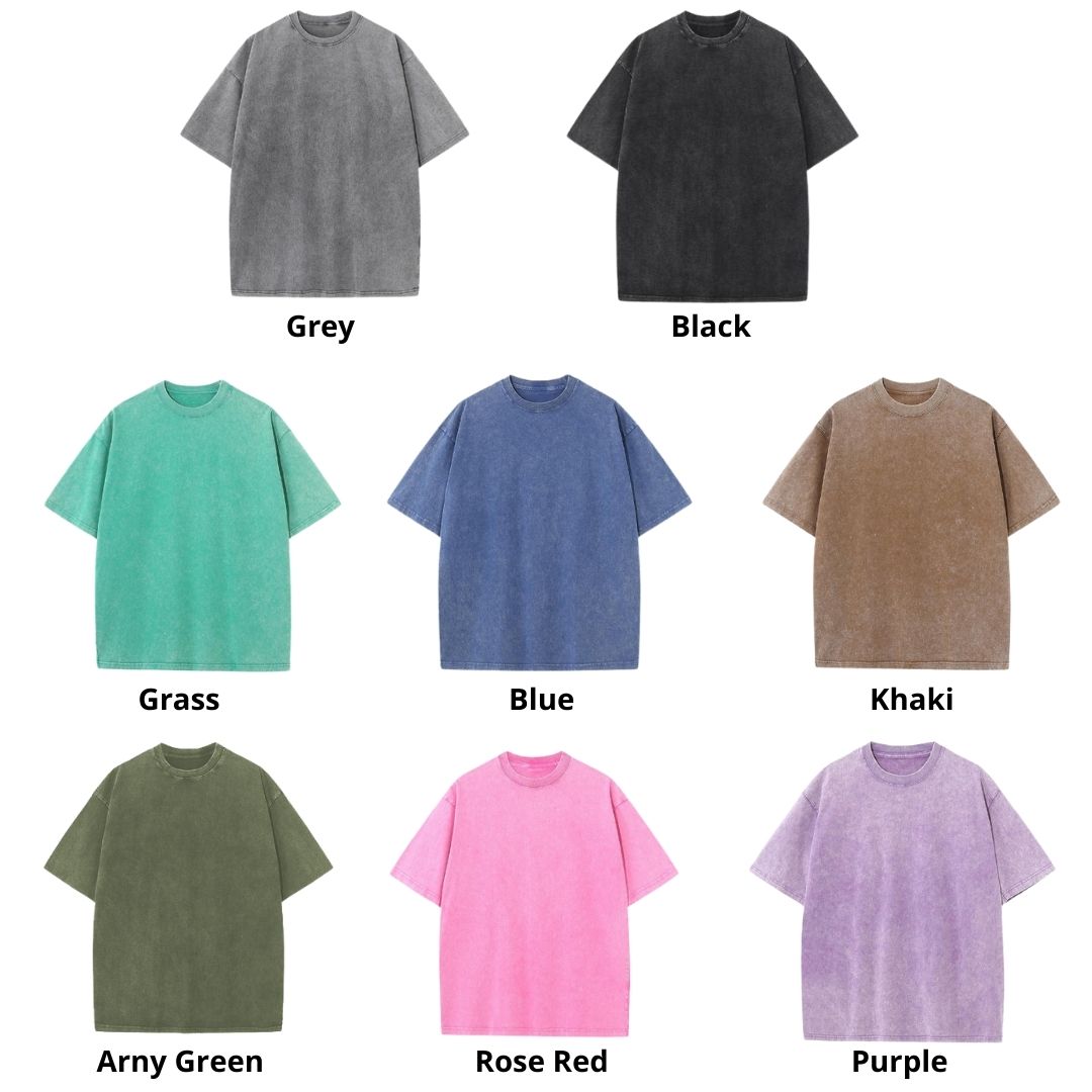 Mineral Wash T Shirt Color - Coldplay Merch
